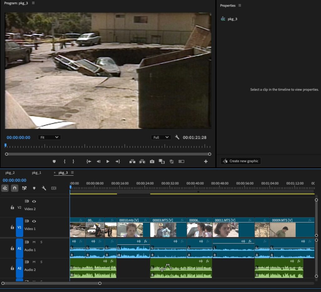 Editing A Package In Adobe Premiere
