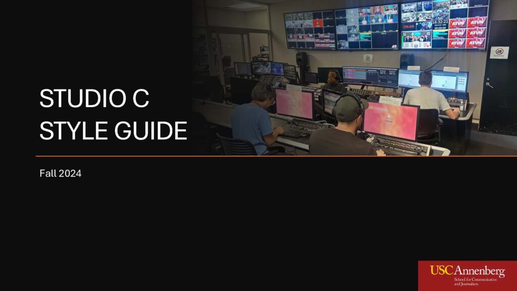 Studio C Style Guide