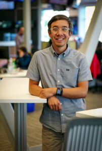 photo of person in grey shirt