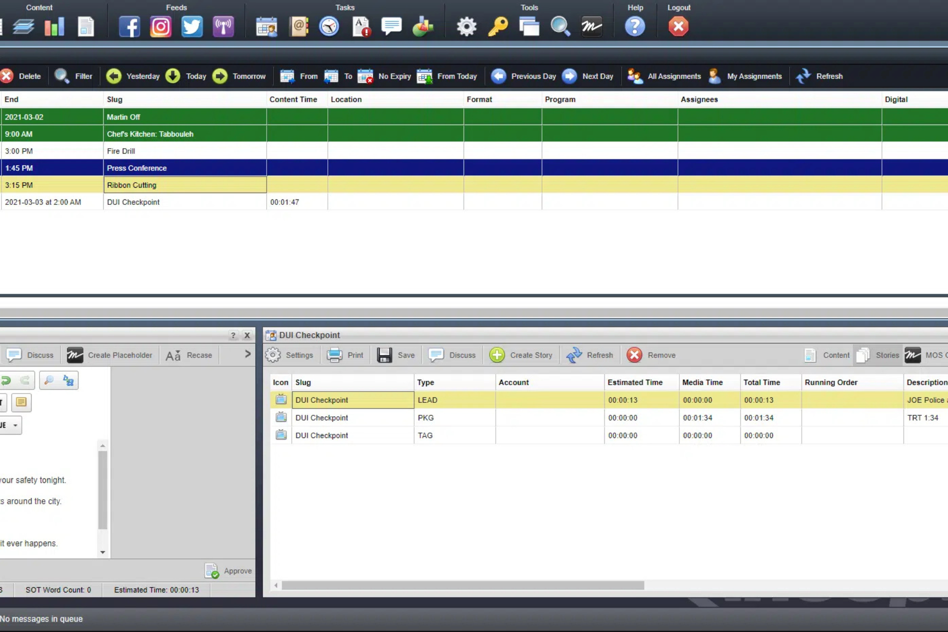 Inception for MJs and Reporters